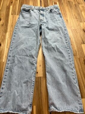 Levi’s Ribcage Straight Ankle Jeans Women’s Size 30 High Rise Light Wash